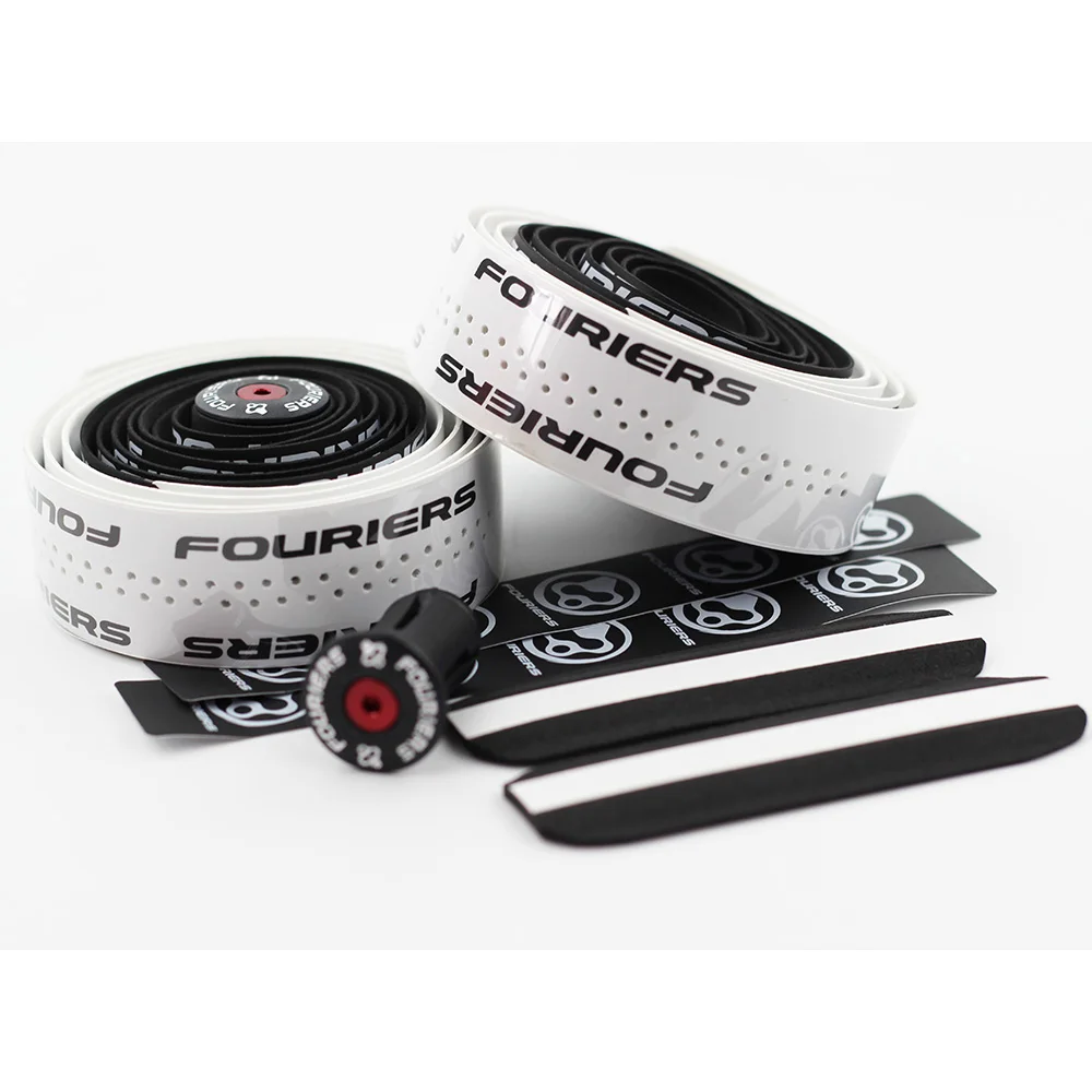 

Fouriers Road Bike Handlebar Tape Dual Color PU material Bicycle Drop Handlebar Wraps Road Bike Handle Bar Fixed belt
