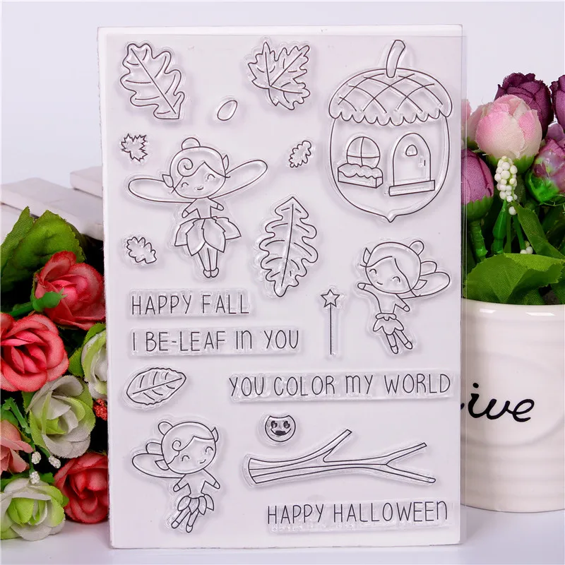 Rubber Silicone Clear Stamps for Scrapbooking Tampons Transparents Seal Background Stamp Card