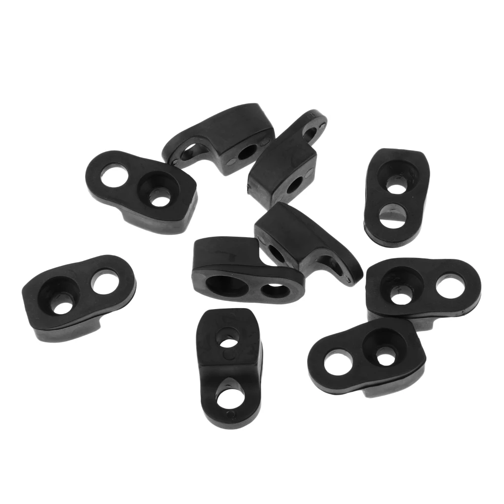 Lightweight 10 Kayak Canoe Double Hole Deck Rope Buckle Mount Cleat Accessory Model 1 Kayak Deck Eyes Eyelets