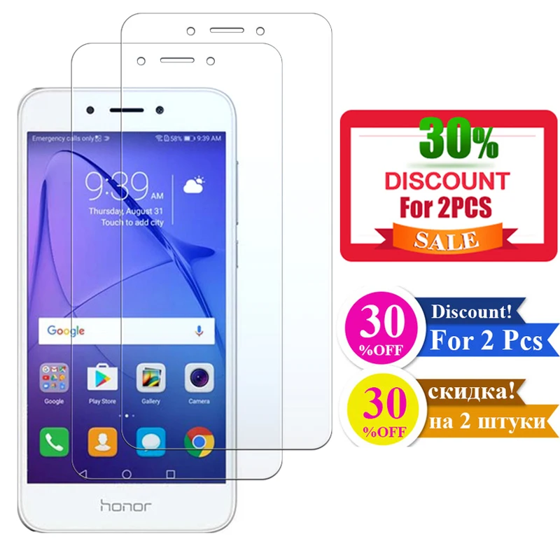 Защитное стекло на honor 6a 6c 6x6 a c закаленное стекло для huawei hawei huawey honer a6 honor 6a Защитная пленка для экрана