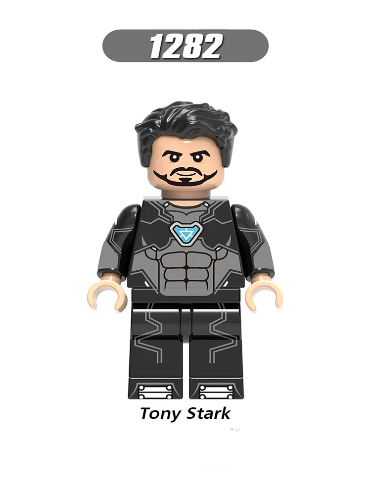 

Single Sale LegoINGlys Super Heroes Figures Avengers 4 Endgame Iron Man Tony Stark Building Blocks Model Toys Children Gifts