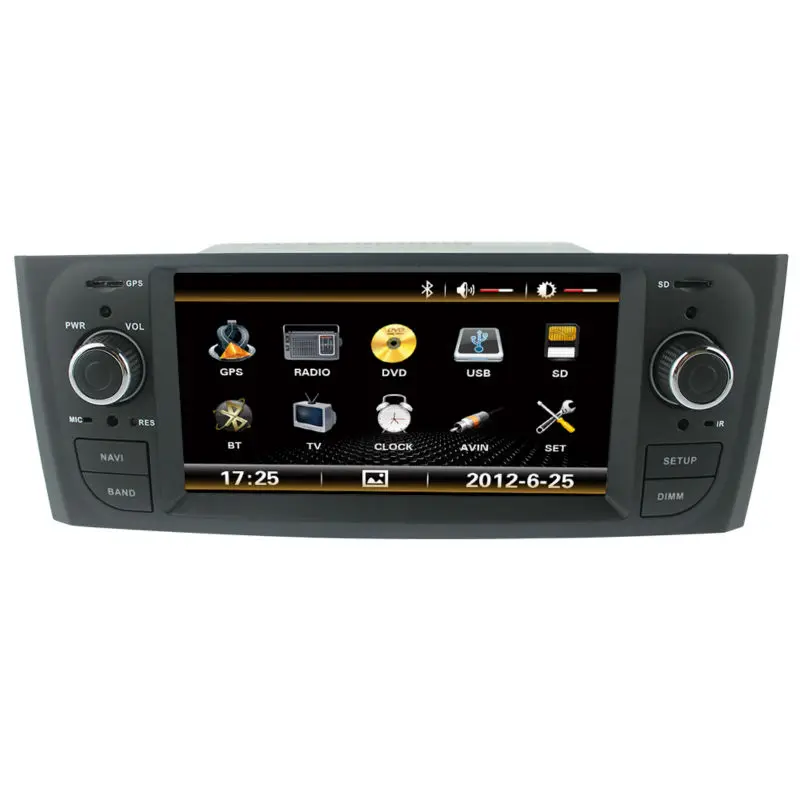 For Car Radio GPS for Fiat Grande Punto Linea old Central Multimedia