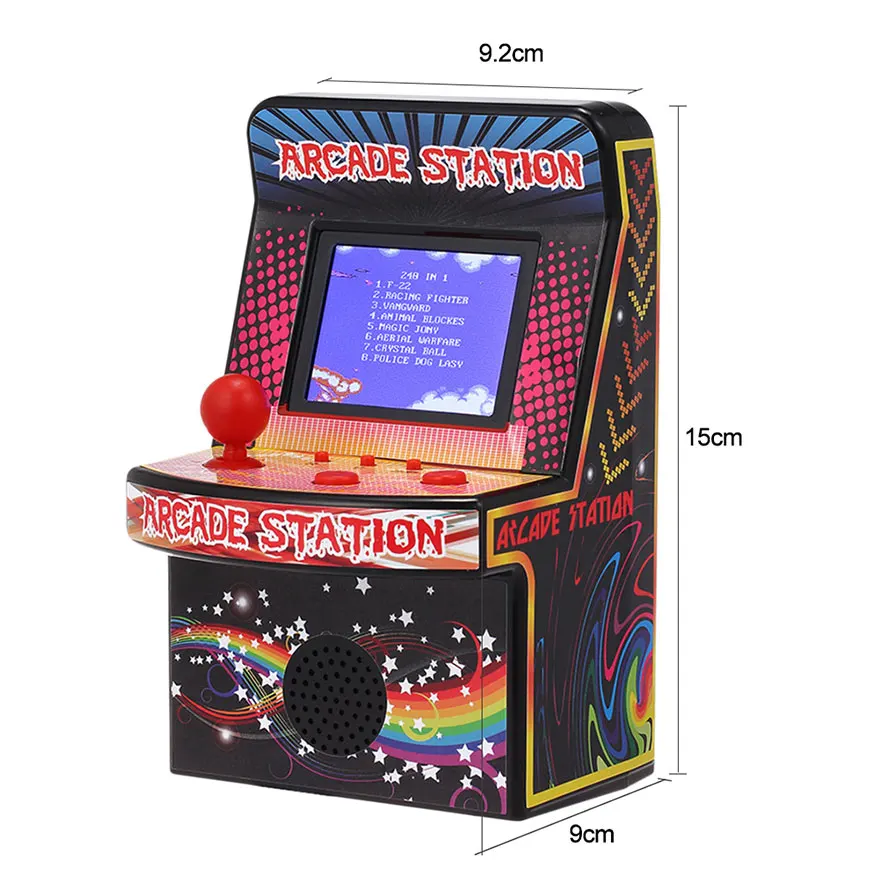 Миниатюрная портативная игровая ретро-консоль игроков Портативный 8-битный игровой автомат BL-883 ретро-консоль s для детей 240 футболки с принтами на тему классических игр