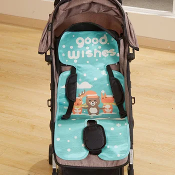 

Baby Kid Summer Cartoon Pattern Sleeping Mat Breathable Stroller Seat Mat Cool Liner Cushion