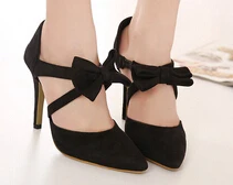 2015 new high-heeled pointed shoes | Обувь