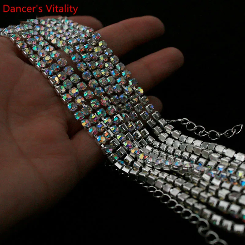 

2018 New Belly Dance Costume Jewelry Crystal Rhinestone Belly Dance Belt Waist Chain