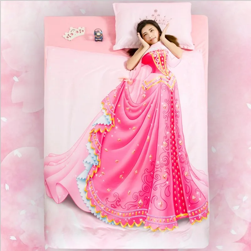 

kids cotton 3d Bedding Set 3PCS duvets and girl bedding sets queen size Duvet Cover Bed Sheet PillowCase Children bedroom