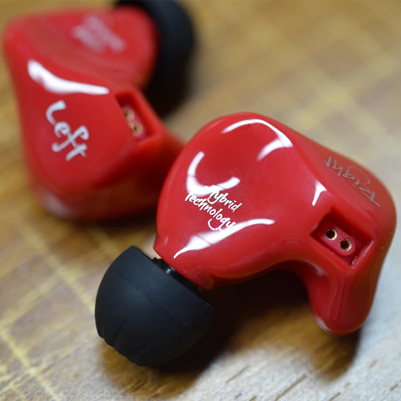 KZ ZS4 1BA с 1DD Гибридный в ухо наушники HIFI DJ Monito кроссовки спортивные гарнитура