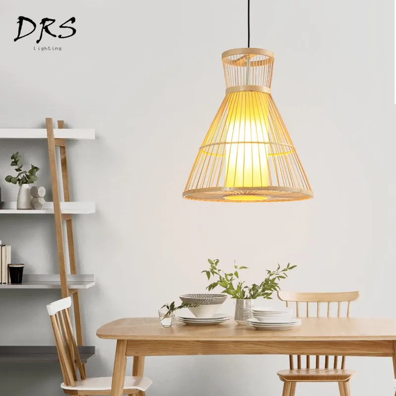 

Nordic Minimalist Led Chandelier Ceiling Lamp Modern Japanese Living Room Solid Wood Chandelier Industrial Vintage Loft Lighting