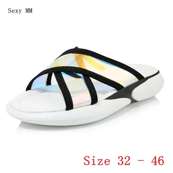 

Women Platform Sandals Low High Heel Shoes Slippers Woman Gladiator Sandals Small Plus Size 32 33 - 40 41 42 43 44 45 46