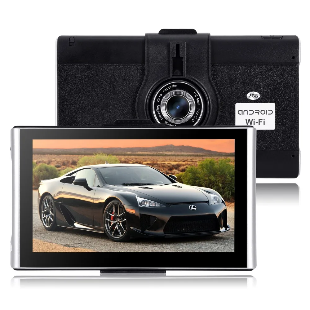 XGODY " Автомобильная камера DVR gps Android 512M 8 ГБ/16 Гб Сенсорный экран навигация автомобиля 1080P WiFi AvIn карта Dashcam навигатор