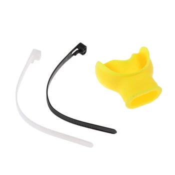 

1 Set Silicone Snorkel Mouthpiece Soft Comfortable Scuba Diving Swim Mouthpiece Deep Diving Breathing Accessory with Storage Box