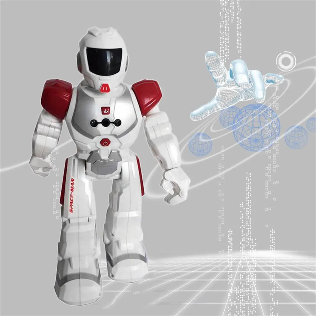 RC робот Электрический экшн танцевальные игрушки умный космический солдат