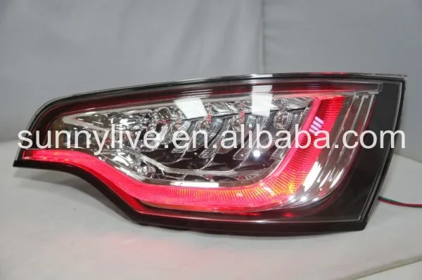 Для Audi Q7 светодиодный задний светильник lamp2010- год красный черный OEM