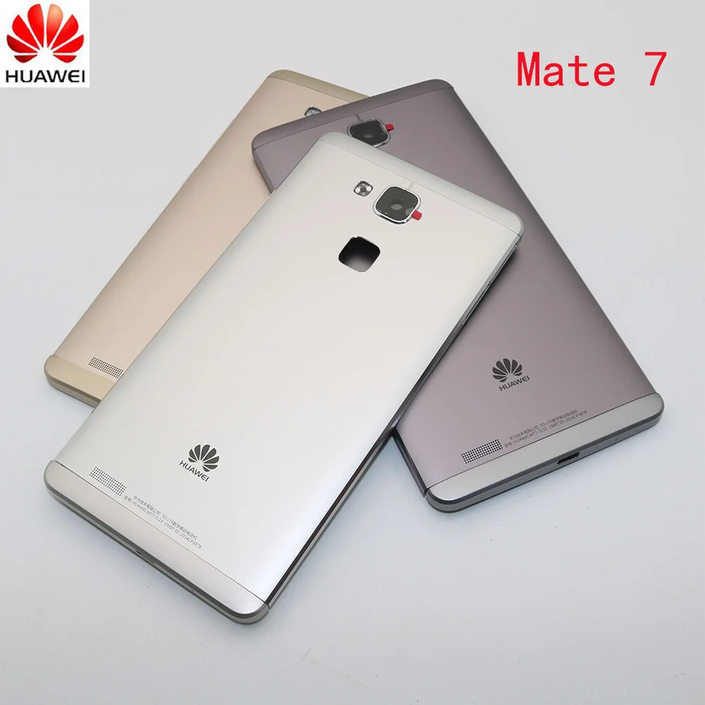 

Original Back Cover For Huawei Ascend Mate7 mate 7 Battery Housing cover Replacement Parts + Volume Power Buttons + Camera Lens