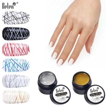 

Belen 5ML Drawing Silk Spider Gel Nail Polish Soak Off UV Nail Gel Semi Permanent Nail Art Decoration Manicure DIY Gel Lacquer