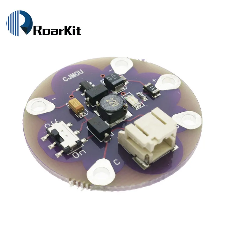 LilyPad LiPower Lithium Battery boost Power step up Battery Module 5V output