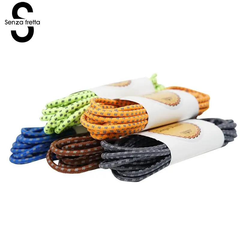 

Senza Fretta Lock Laces 5 Colors Locking Shoe Laces Elastic Shoelaces Women Men No Tie Shoe Laces 110cm 1 Pair LDD0228