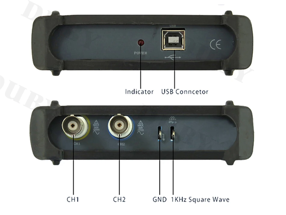 2 канала ISDS220A 2 в 1 ПК USB Виртуальный цифровой осциллограф+ Анализаторы спектра 60 МГц 200MSa/s