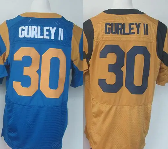 yellow todd gurley jersey