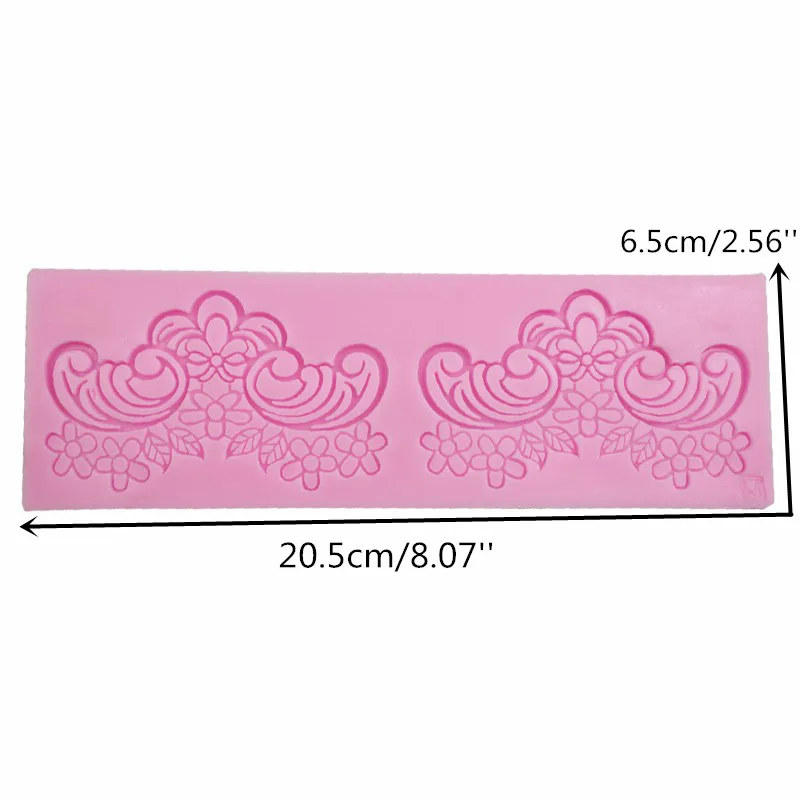 1 шт. силиконовая форма для торта цветочный узор Moule Moldes De Silicone Para Fondant инструмент
