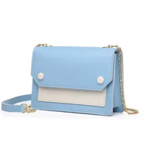 Bag female 2019 new mini pu leather shoulder bag wild simple portable Messenger bag small bag female fashion casual handbag aetoo new fashion handbags wild hand embossed leather handbag women mini small leather bag shoulder messenger bag