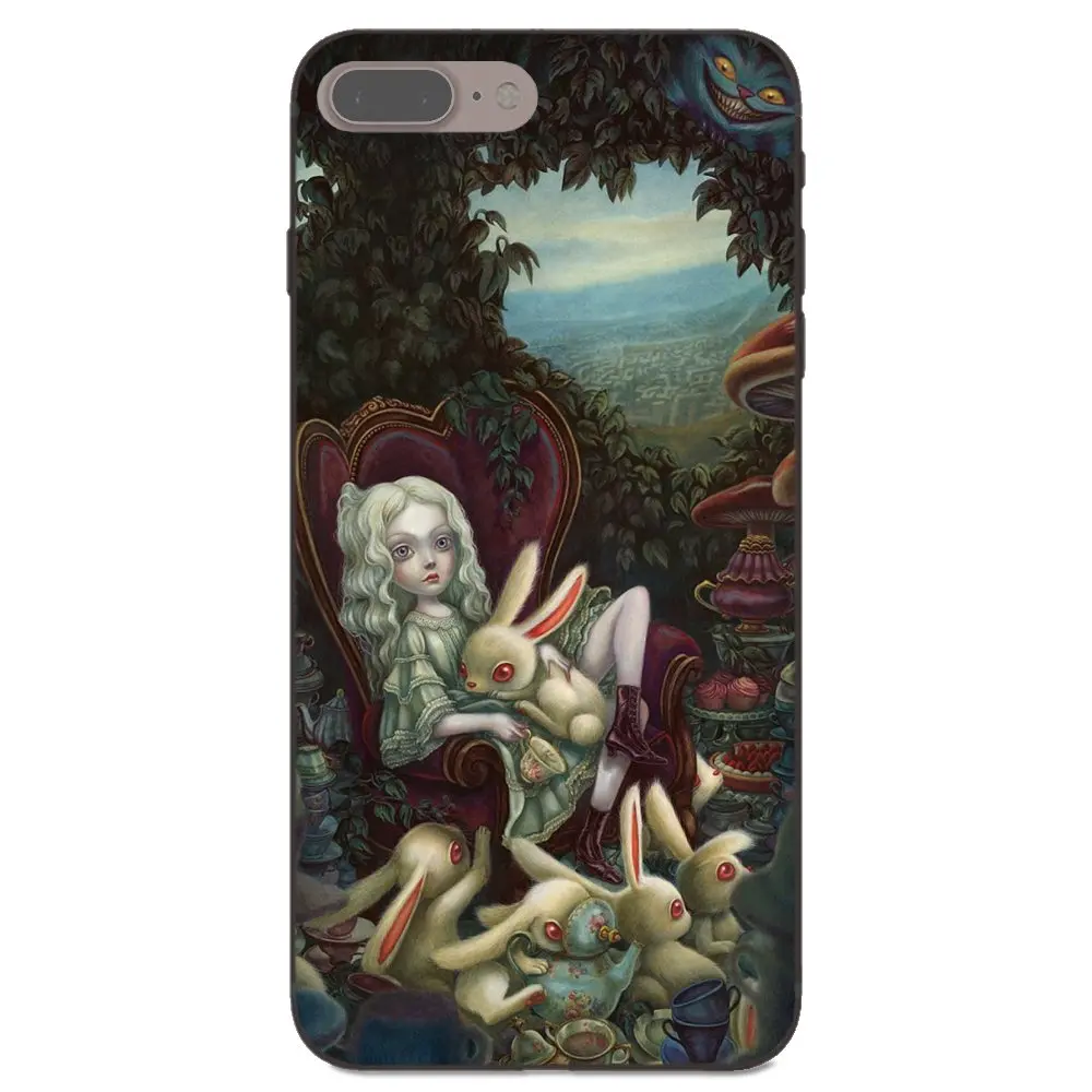 2019 Кот с зелеными глазами Алиса в стране чудес для Galaxy C5 C7 J1 J2 J3 J330 J5 J6 J7 J730 2017 Ace Core