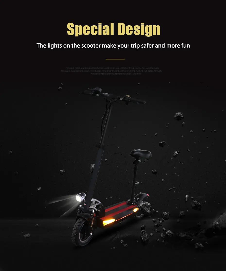 48V 500W Electric Scooter 100KM Distance 26ah Battery Patinete Electrico Adulto Foldable Kick e scooter Electric Skateboard Bike