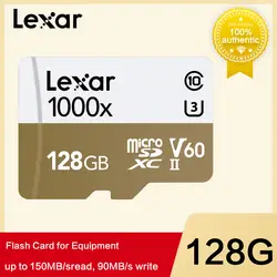 Оригинальный Lexar 1000x Micro SD Class 10 128 Гб 64 ГБ 32 ГБ 256 ГБ micro SDXC tf карта памяти UHS для дрона спортивная видеокамера