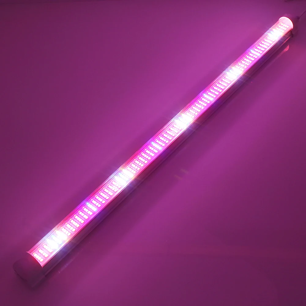 5pcs/lot 60cm 90cm 120cm T8 Tube Full Spectrum Hydroponic LED Grow Light Bar 30W 45W 60W Plant Grow Lamps for vegs grow tent