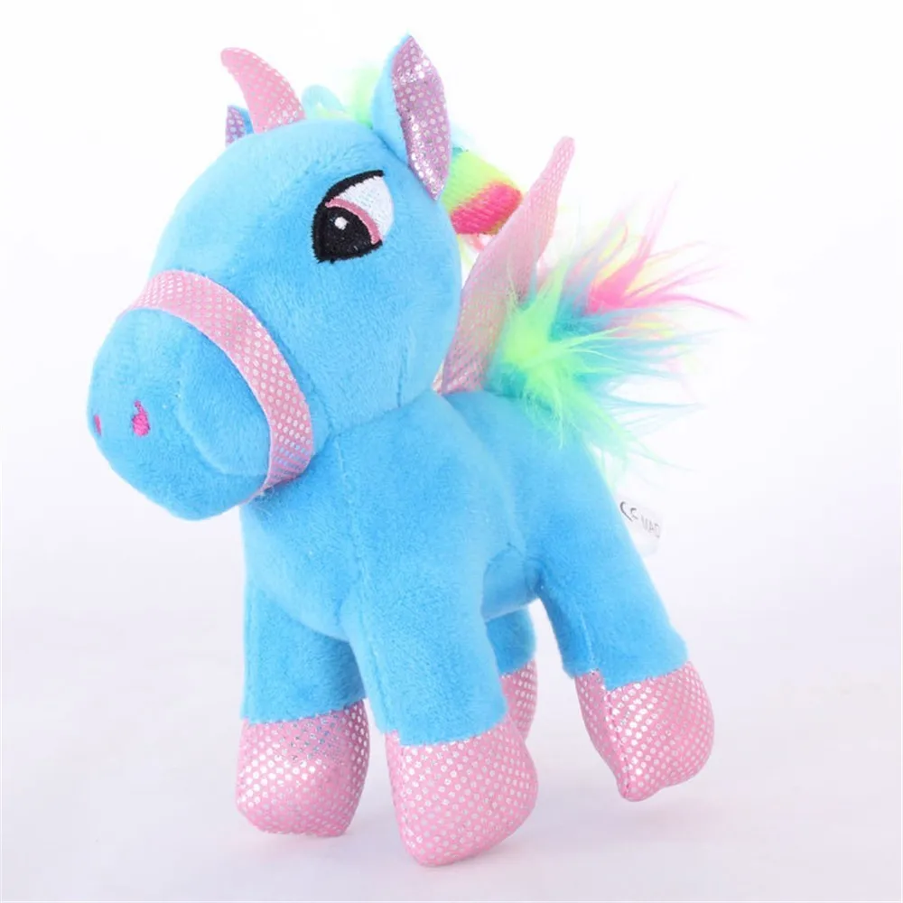 Cartoon Rainbow Unicorn Plush Doll Toys Cute Unicorn Stuffed Animals Plush Doll Unicorn Stuffed Animal Horse Children Baby Gift