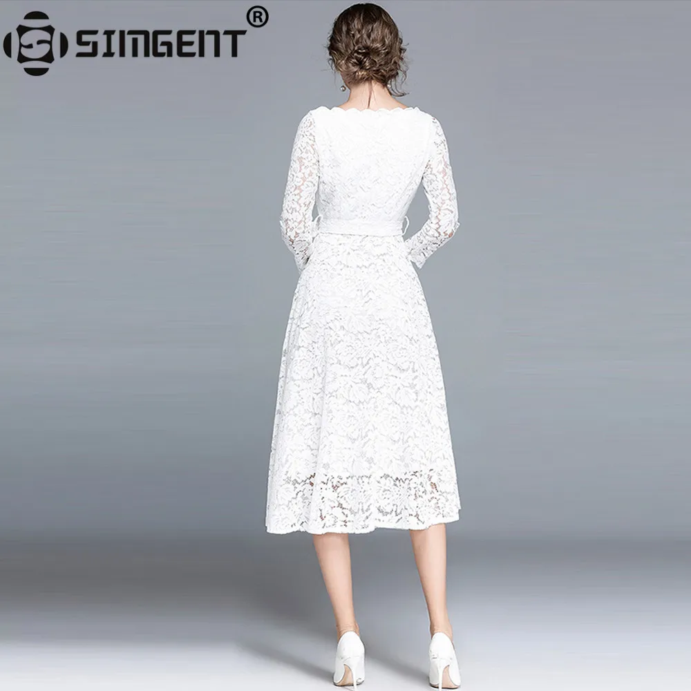 Женское вечернее платье с вырезом лодочкой кружевом и вырезами|robe dentelle|dress womenparty