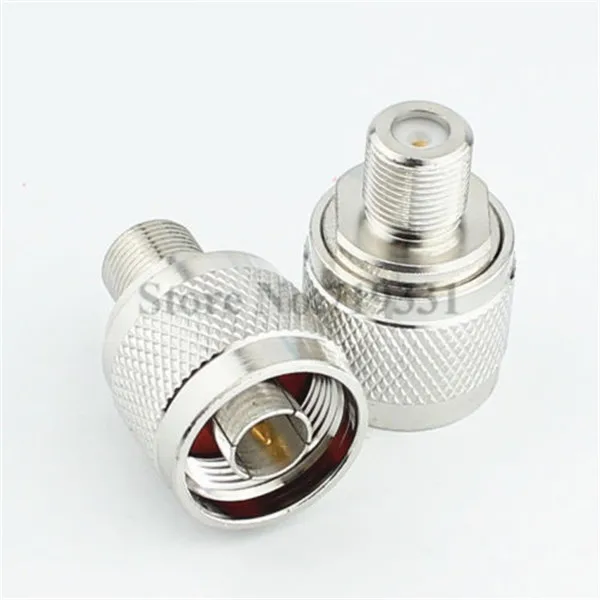

2pcs N Male Plug to F Female Jack RF Adapter Connector