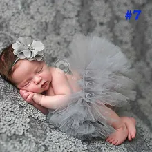 Bonito rosa princesa recém-nascido tutus saia tutu do bebê com faixa do vintage fotografia recém-nascido prop presente de aniversário ts019