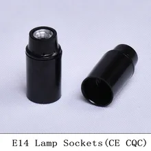 E14 CE/CQC бакелитовые держатели для ламп, ретро винтовые патроны для ламп E14, винтажный подвесной светильник Эдисона, Цоколи для ламп, самоблокирующиеся 5 шт./лот