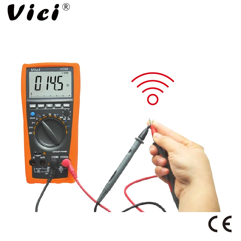VICI VC99 3 6/7 авто Диапазон Цифровой мультиметр DC AC Напряжение Ток Сопротивление