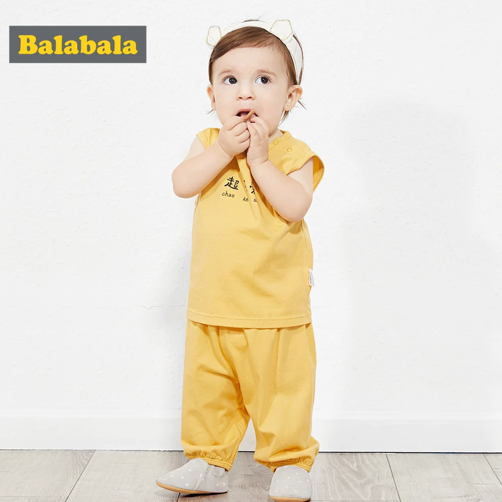 BalabalaKids Girls Clothing Sets New Summer Baby Girls Clothes Short Sleeve T-Shirt + Pants Suit 2Pcs Children Clothes Suits