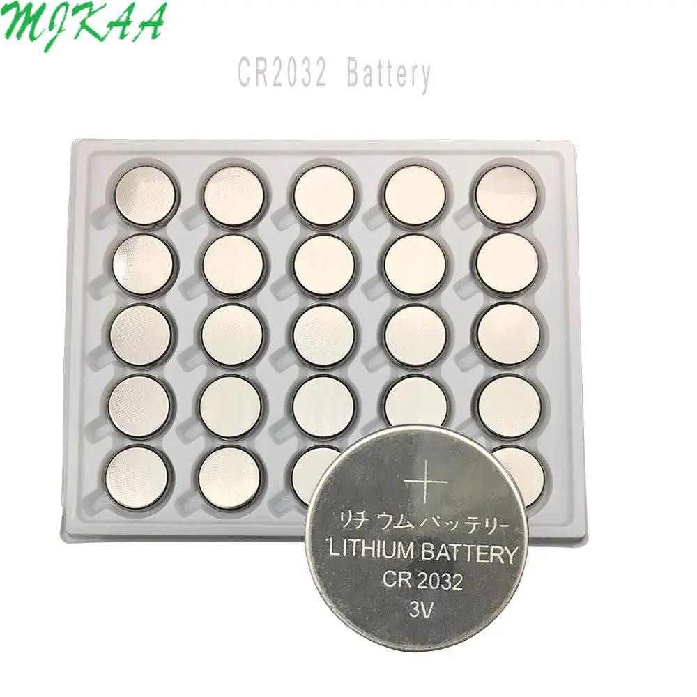 

25pcs 3V CR2032 Lithium Button Cell Battery BR2032 DL2032 E Coin Batteries