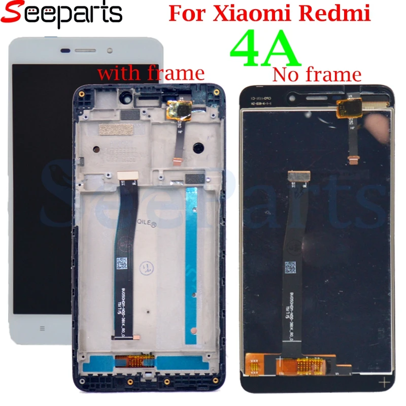 Xiaomi Redmi 4A LCD Display Touch Screen Digitizer Assembly For 5.0 Xiaomi Redmi 4A LCD with Frame Repair Replacement Parts