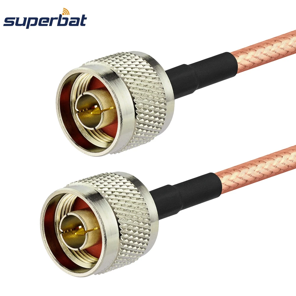 Superbat N-Тип Male к N разъем прямой Вай-Фай адаптер RF отрезок коаксиального кабеля RG400 30