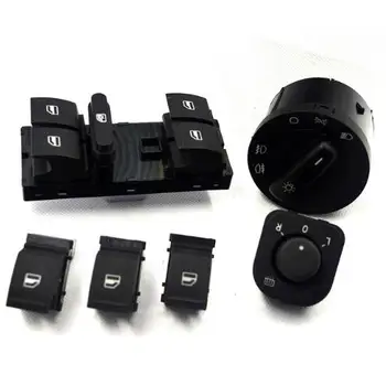 

Free shipping Headlight mirror window switch for VW jetta golf 5 tiguan passat CC 5KD941431A 1F0 959 855 1K4 959 857