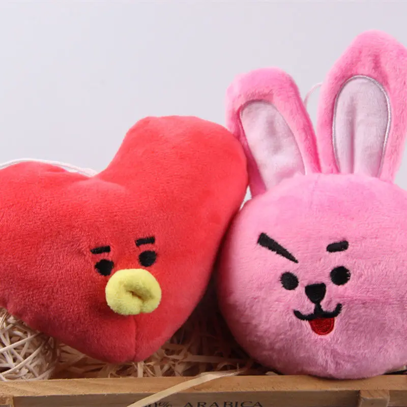 Bts bt21 плюшевые игрушки tata cooky кукла BTS телефона на Bangtan Обувь для мальчиков Цзиминь СУГА Чжон Кук телефон Ремешок Key цепь игрушка в подарок