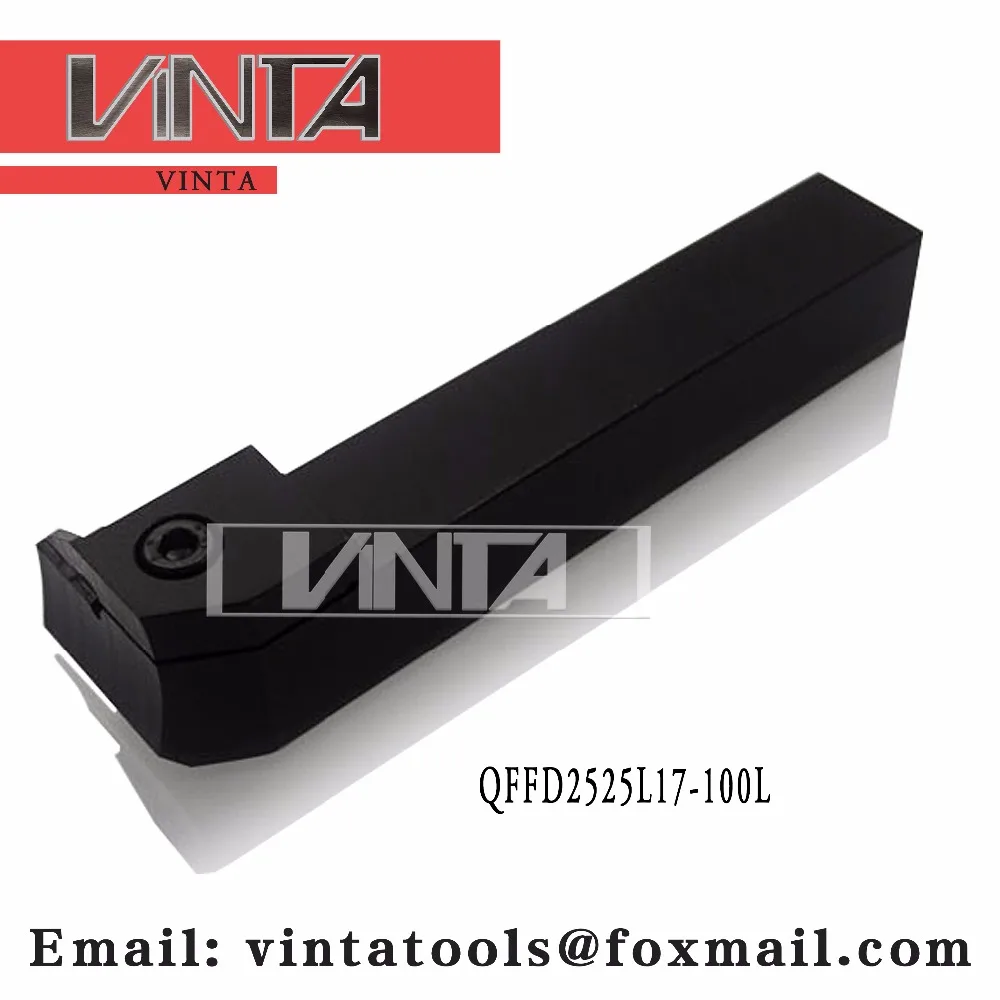 

QFFD2525L17-100L cnc cutting tools Surface Grooving tool holder matched inserts ZTFD0303-MG