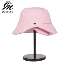 Joymay, высокое качество, модные, Новое поступление, весенние, одноцветные, женские шапки с пуговицами, рыбацкая шляпа, уличная Кепка YF004