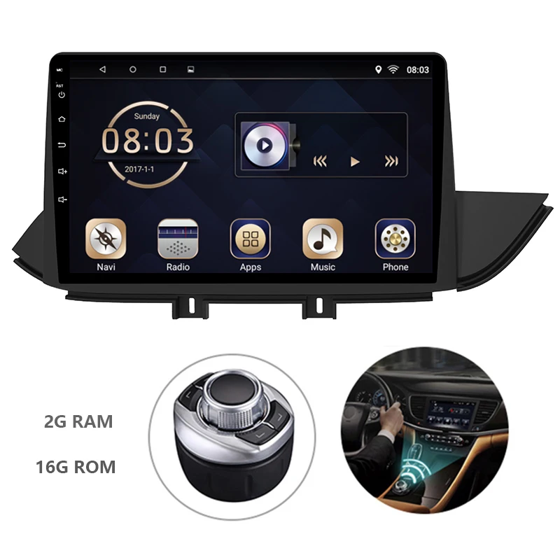 Android 7 1 1din автомобильный DVD мультимедийный плеер авторадио для Hyundai IX45 2015-2018 GPS
