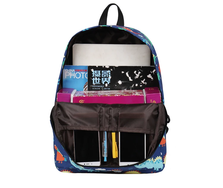 WINNER Backpack Cartoon Dinosaur Printed Backpack Student School Bags For Teenage Girls Boys Children Kids Backpack 2019 (4)