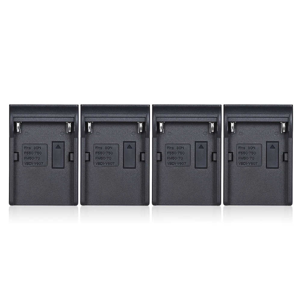 Andoer NP F970 4 канальное зарядное устройство для аккумулятора цифровой камеры с ЖК