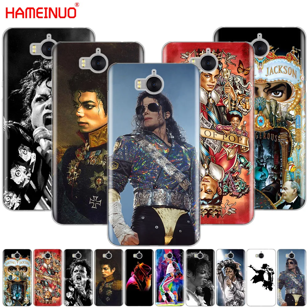 

HAMEINUO Michael Jackson dancing king Design cell phone Cover Case for huawei honor 3C 4X 4C 5C 5X 6 7 Y3 Y6 Y5 2 II Y560 2017