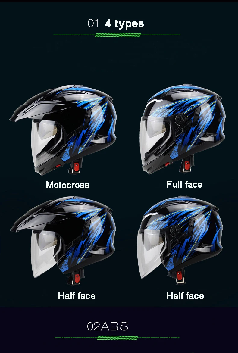 ZEUS полный и Открытый мотоциклетный шлем модульный Moto 613B2 Capacetes Motociclismo Cascos Para Moto шлем мотокросса шлемы