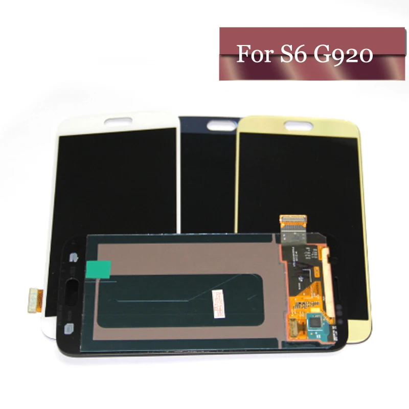Compatible For Samsung galaxy S6 lcd display touch screen digitizer G920i G920P G920f G920V G920A G920W8 | Мобильные телефоны и